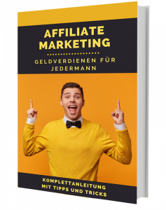 1_Buchcover – Affiliate Marketing – Geldverdienen für Jedermann-ohne hintergrund